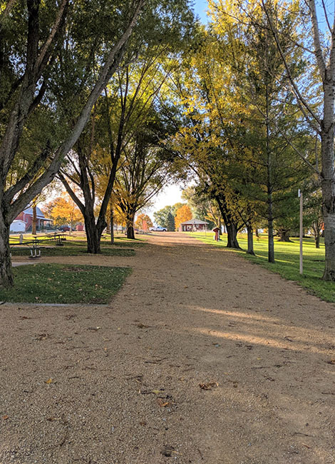 Campground Shaded With Mature Trees | Park Sites in Kieler, WI