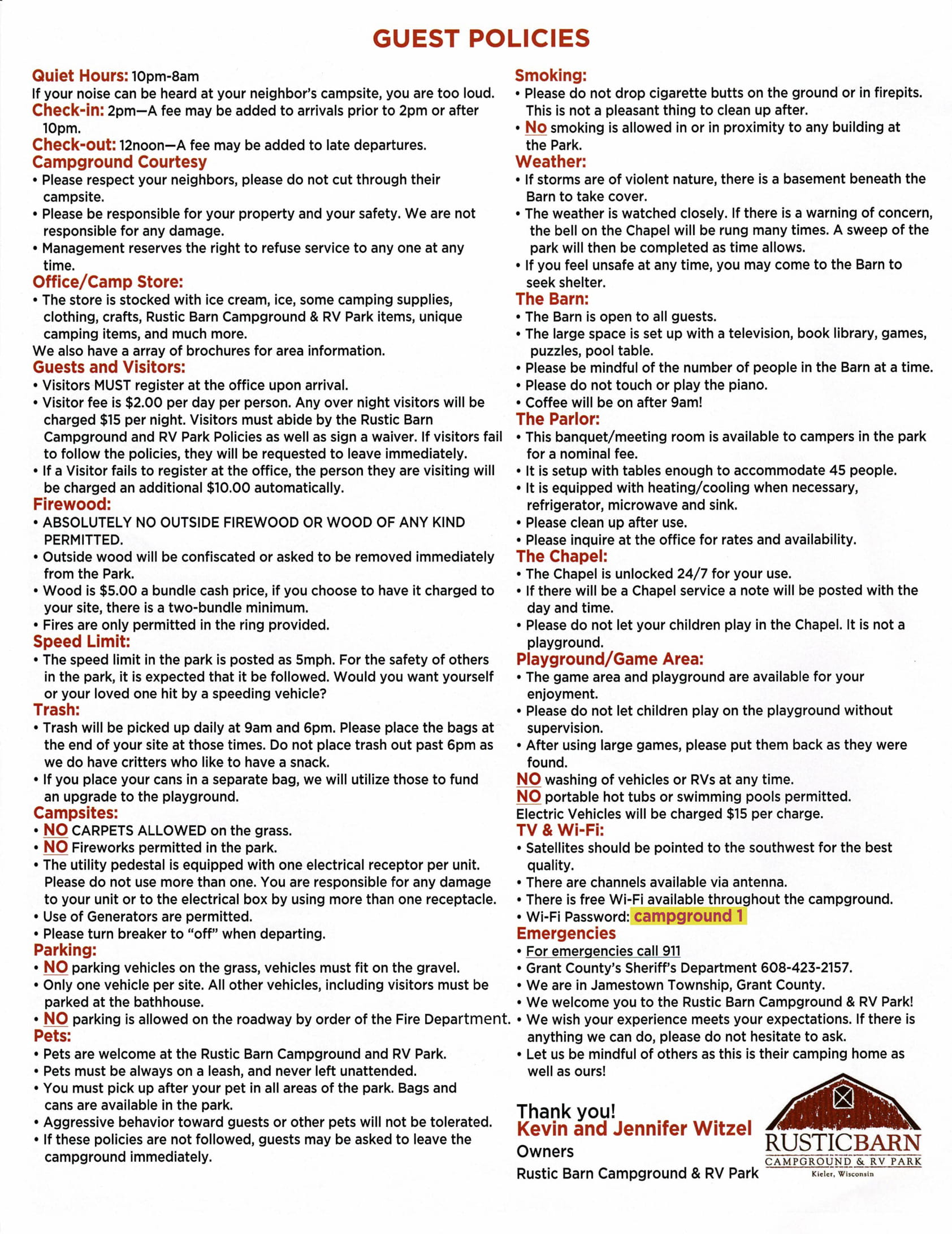 Policies